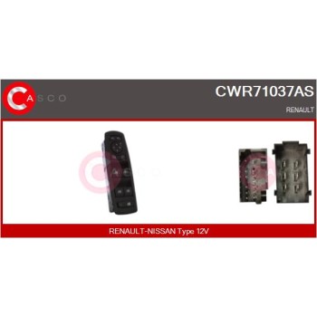 Interruptor, elevalunas - CASCO CWR71037AS
