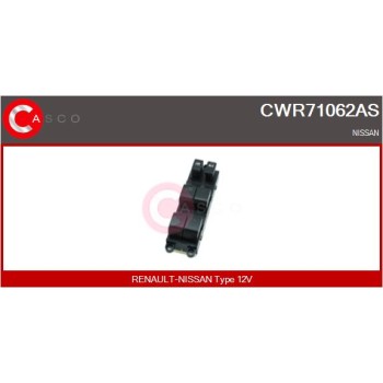 Interruptor, elevalunas - CASCO CWR71062AS