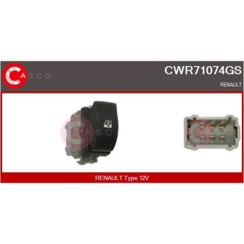 Interruptor, elevalunas - CASCO CWR71074GS