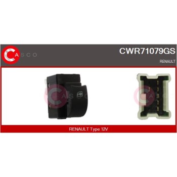 Interruptor, elevalunas - CASCO CWR71079GS