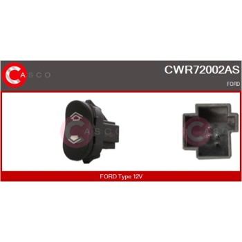Interruptor, elevalunas - CASCO CWR72002AS