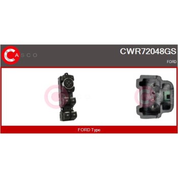 Interruptor, elevalunas - CASCO CWR72048GS