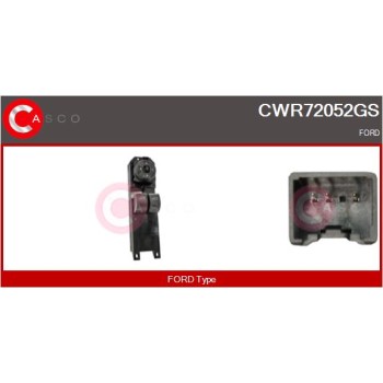 Interruptor, elevalunas - CASCO CWR72052GS