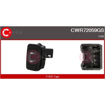 Interruptor, elevalunas - CASCO CWR72059GS