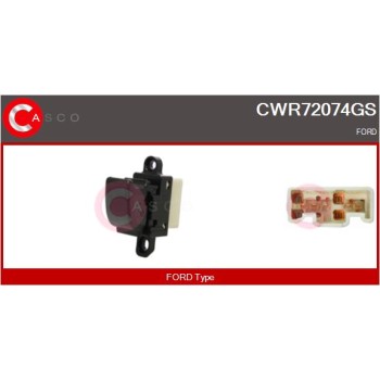 Interruptor, elevalunas - CASCO CWR72074GS