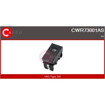 Interruptor, elevalunas - CASCO CWR73001AS