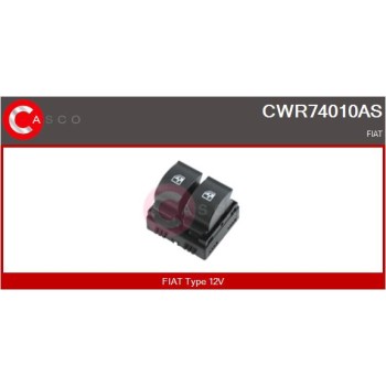 Interruptor, elevalunas - CASCO CWR74010AS