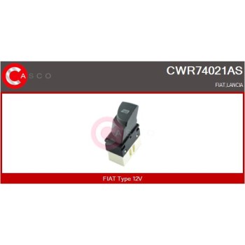 Interruptor, elevalunas - CASCO CWR74021AS