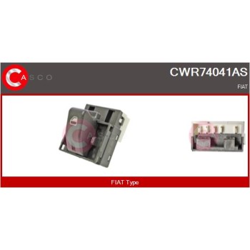 Interruptor, elevalunas - CASCO CWR74041AS