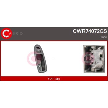 Interruptor, elevalunas - CASCO CWR74072GS