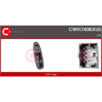 Interruptor, elevalunas - CASCO CWR74083GS