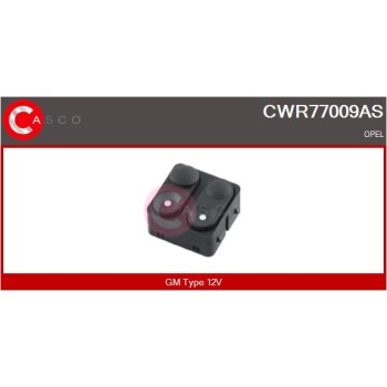 Interruptor, elevalunas - CASCO CWR77009AS