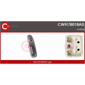 Interruptor, elevalunas - CASCO CWR78018AS