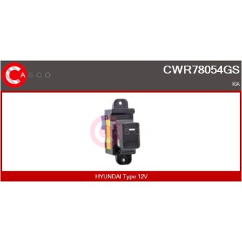 Interruptor, elevalunas - CASCO CWR78054GS