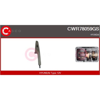 Interruptor, elevalunas - CASCO CWR78059GS