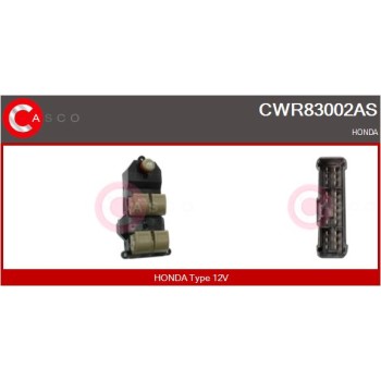 Interruptor, elevalunas - CASCO CWR83002AS