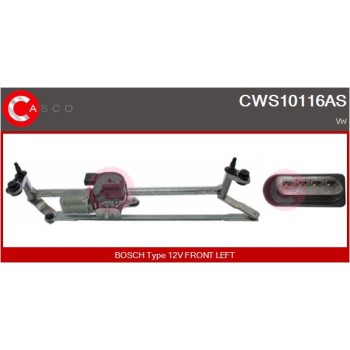 Sistema de lavado de parabrisas - CASCO CWS10116AS