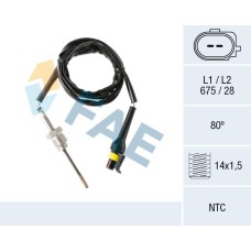 Sensor, temp. gas escape Sensor, temp. gas escape