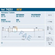 Bujía de precalentamiento Bujía de precalentamiento