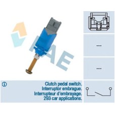 Conmutador, accionamiento embrague (control veloc.) Conmutador, accionamiento embrague (control veloc.)