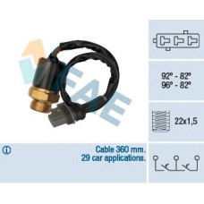 Interruptor de temperatura, ventilador del radiador - FAE-37870