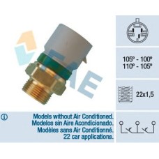 Interruptor de temperatura, ventilador del radiador - FAE-38350 Interruptor de temperatura, ventilador del radiador - FAE-38350