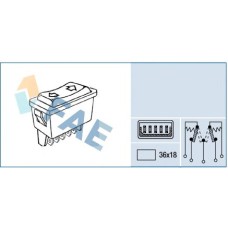 Interruptor, elevalunas - FAE-62590 Interruptor, elevalunas - FAE-62590