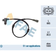 Sensor, revoluciones de la rueda Sensor, revoluciones de la rueda