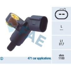 Sensor, revoluciones de la rueda Sensor, revoluciones de la rueda