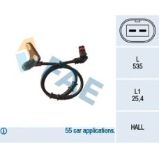 Sensor, revoluciones de la rueda - FAE-78136