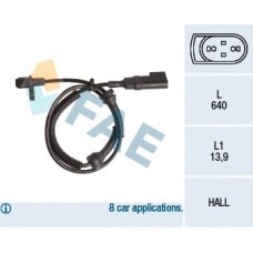 Sensor, revoluciones de la rueda - FAE-78145 Sensor, revoluciones de la rueda - FAE-78145
