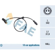 Sensor, revoluciones de la rueda - FAE-78157