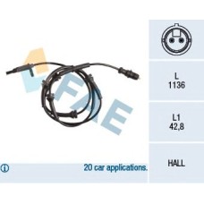 Sensor, revoluciones de la rueda - FAE-78159