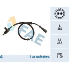 Sensor, revoluciones de la rueda - FAE-78165