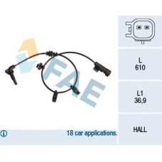 Sensor, revoluciones de la rueda - FAE-78237