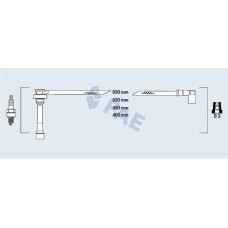 Juego de cables de encendido - FAE-85381