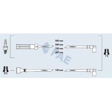 Juego de cables de encendido - FAE-85390 Juego de cables de encendido - FAE-85390