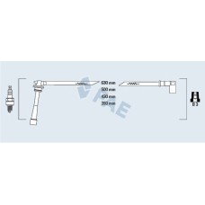 Juego de cables de encendido - FAE-85391