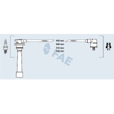 Juego de cables de encendido - FAE-85394