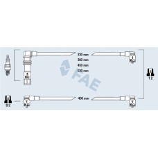 Juego de cables de encendido - FAE-85695