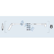 Juego de cables de encendido - FAE-85998 Juego de cables de encendido - FAE-85998