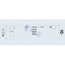 Juego de cables de encendido - FAE-85999 Juego de cables de encendido - FAE-85999
