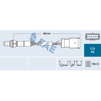 Sonda Lambda - FAE 75046