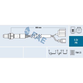 Sonda Lambda - FAE 75093