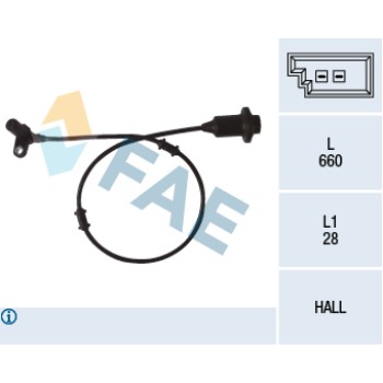 Sensor Velocidad Rueda - ABS