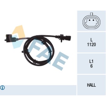 Sensor Velocidad Rueda - ABS