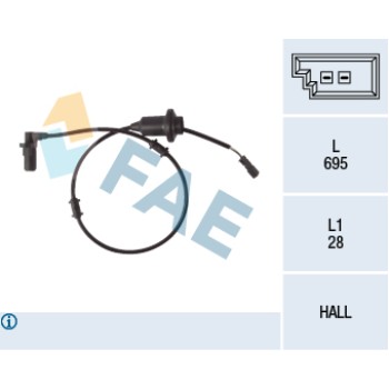 Sensor Velocidad Rueda - ABS