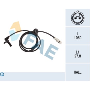 Sensor Velocidad Rueda - ABS