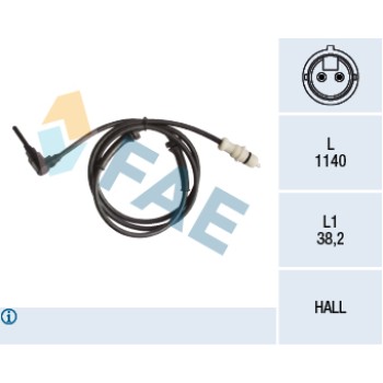 Sensor Velocidad Rueda - ABS