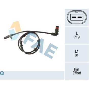 Sensor Velocidad Rueda - ABS